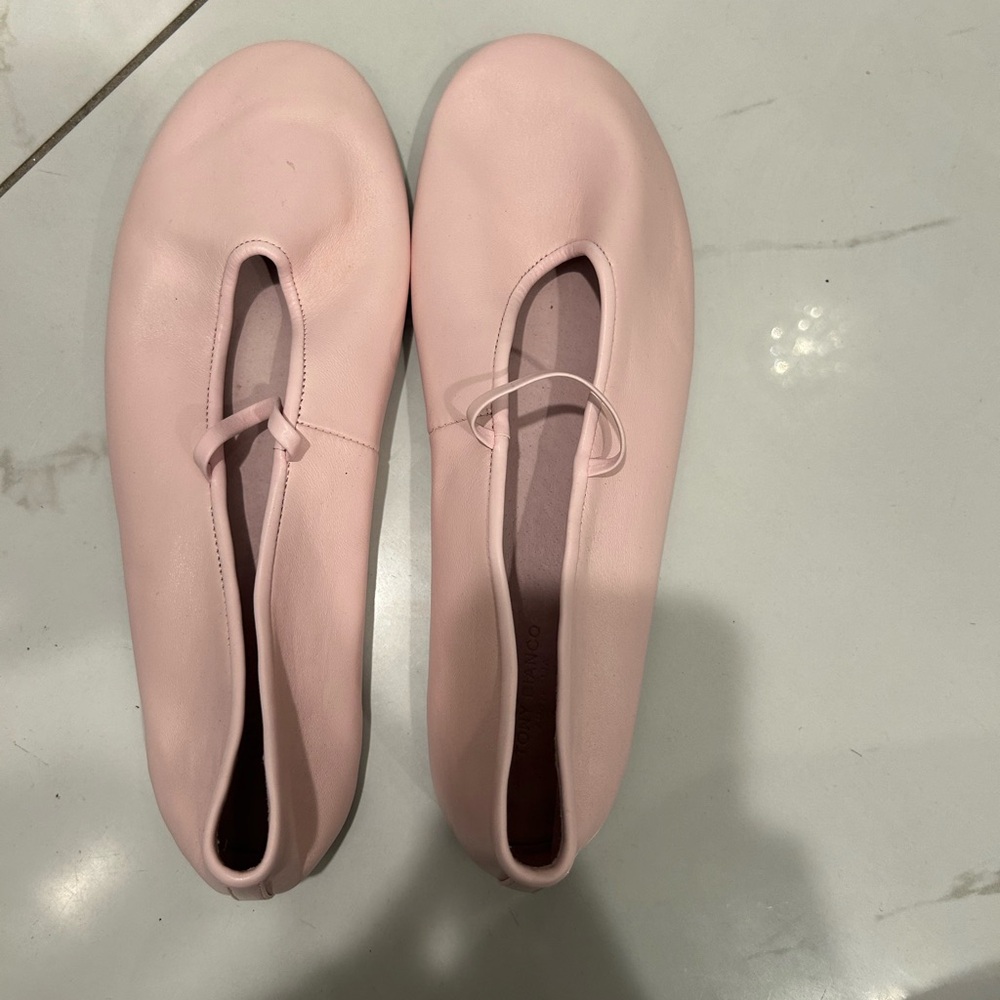 Leather Mary Jane flats